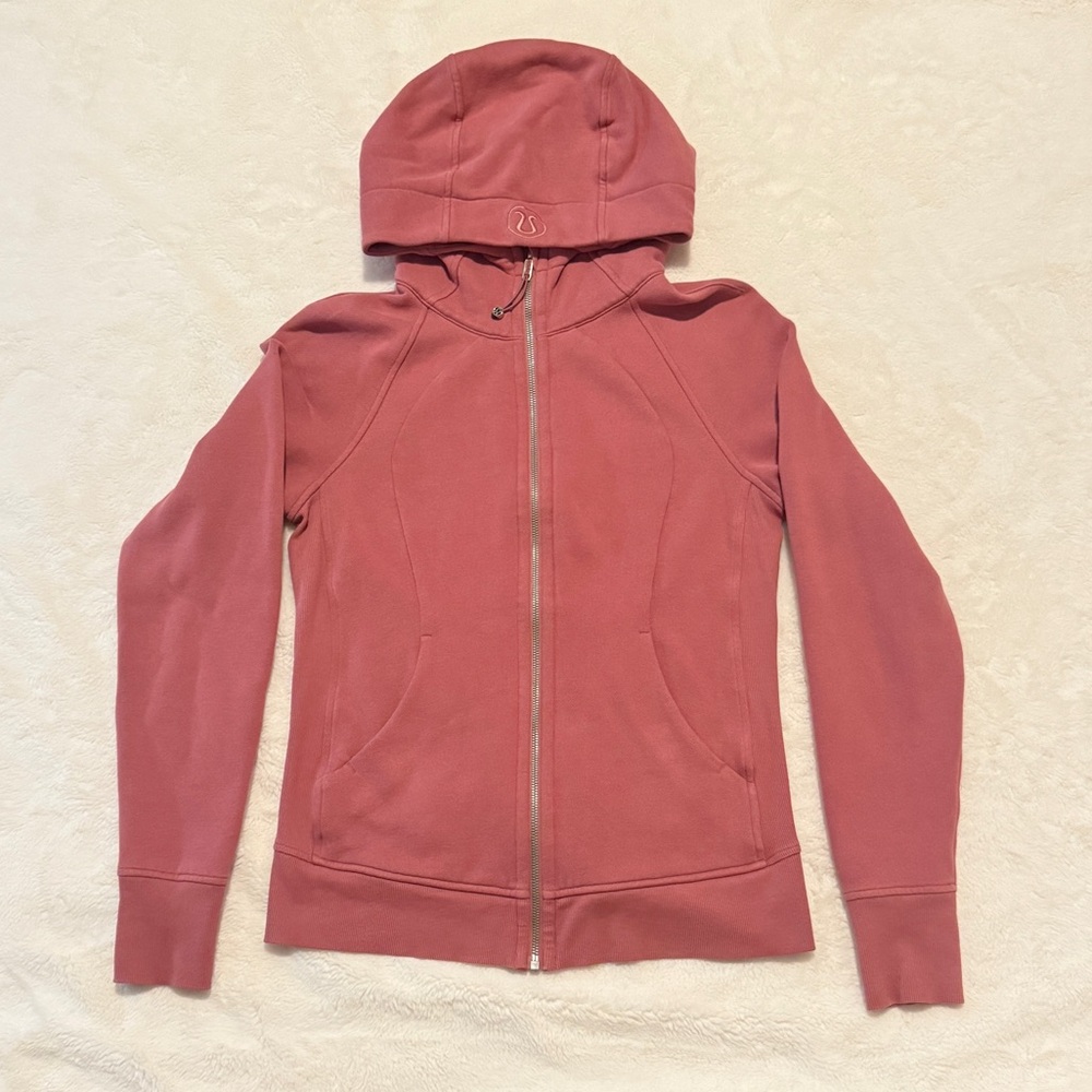 Lululemon Scuba Hoodie Color: Mauve/Pink. Size 8